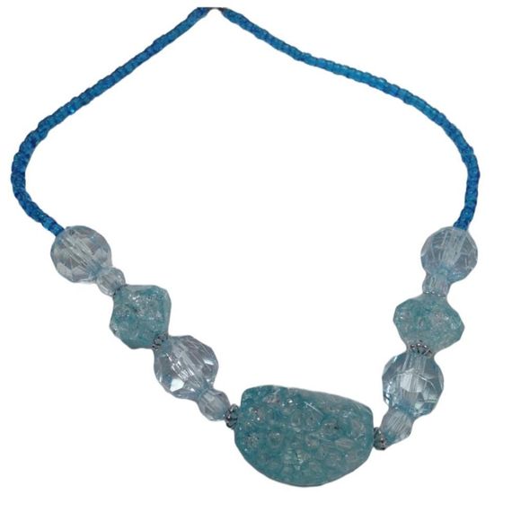 Vintage Crackle Bead Necklace - Picture 3 of 3